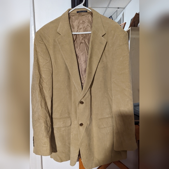 Men's tan corduroy sports coat size 46L - Picture 4 of 4